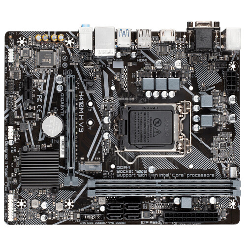 Gigabyte Μητρική κάρτα Gigabyte H410M H V3 Intel H510 LGA 1200 micro ATX
