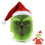 Rascal Πράσινο τέρας Η μάσκα Grinch με χριστουγεννιάτικο καπέλο Cosplay Custume Xmas 8