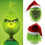 Rascal Πράσινο τέρας Η μάσκα Grinch με χριστουγεννιάτικο καπέλο Cosplay Custume Xmas 10