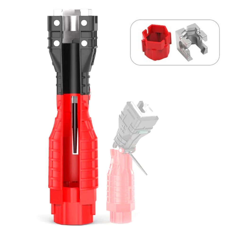Kitchen Bathroom Water Pipe Faucet And Sink Installer Multifunctional Wrench 707814280146