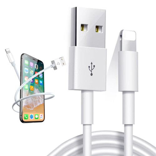 1.6m Apple iPhone Lightning Cable USB-A to Lightning for iPhone 13/12/11/XR - Data Sync & Charging