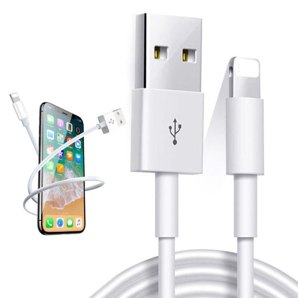 1.6m Apple iPhone Lightning Cable USB-A to Lightning for iPhone 13/12/11/XR - Data Sync & Charging