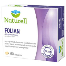 Naturell Folian, kwas foliowy 400 µg, 60 tabletek