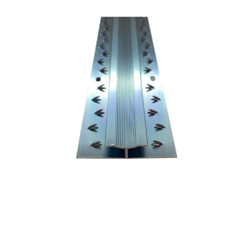 Royale (Grey, 9ft) Carpet To Carpet Door Bar Double Trim Transition Threshold