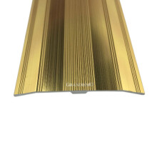 (Gold, 3ft) Wide Carpet Metal Cover Trim Door Bar Transition Threshold Strip