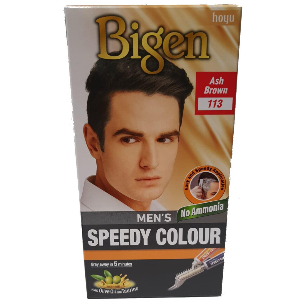 Bigen Men's Speedy Colour Ash Brown #113