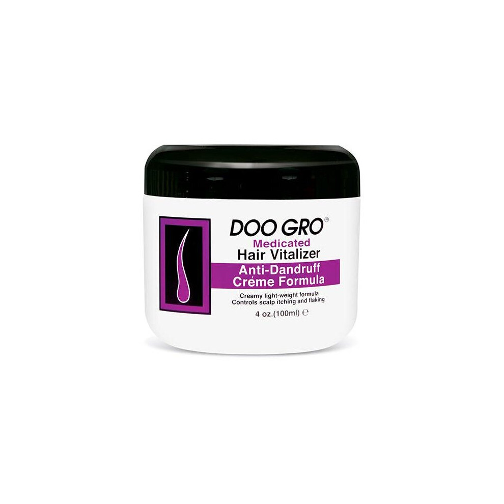 Doo Gro Medicated Hair Vitalizer Anti-Dandruff Creme Formula 100Ml