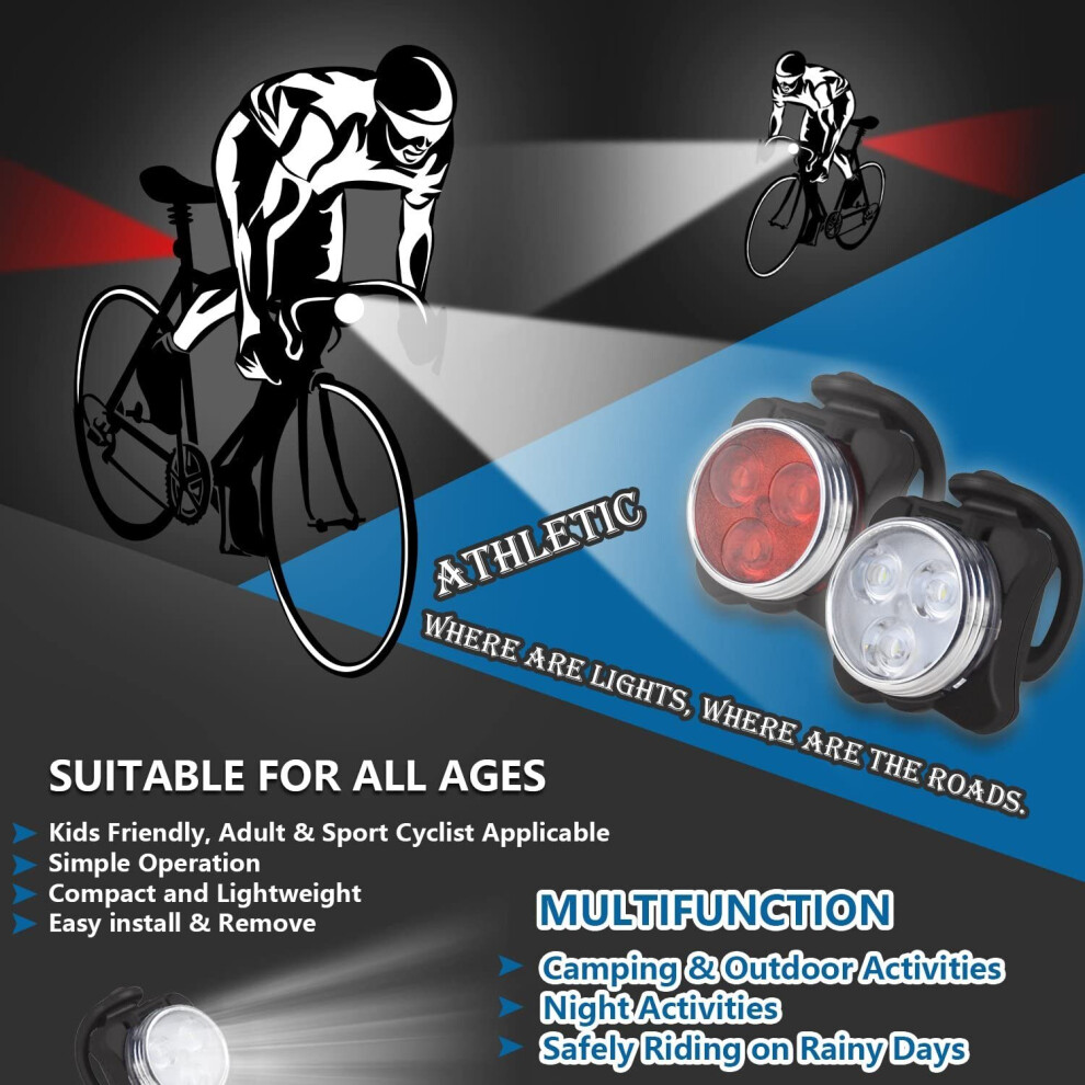 Road bike light set deals