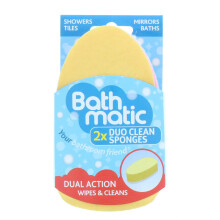 Bathmatic Duo Clean Sponges (2 Pack)