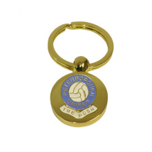 Peterborough United football club gold disc keyring