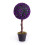 (Pink) Best Artificial 2ft - 60cm Rose Ball Topiary Tree 8