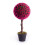 (Pink) Best Artificial 2ft - 60cm Rose Ball Topiary Tree 5