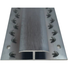 (Brushed Grey, 9ft) Prestige Door Bar Threshold Strip Double Trim Carpet To Carpet