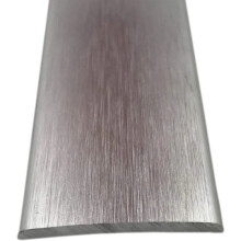 (Brushed Silver, 9ft) Prestige Floor Cover Trim Covers Laminate/Wood/LVT Stick Down Threshold