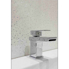 White Sparkle 1m x 2.4m Shower Wall Panels - 10mm Thick, Tongue & Groove, Waterproof PVC, Hygienic