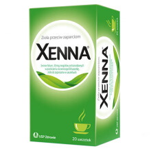 Xenna 30 mg, zioła przeciw zaparciom, 20 saszetek