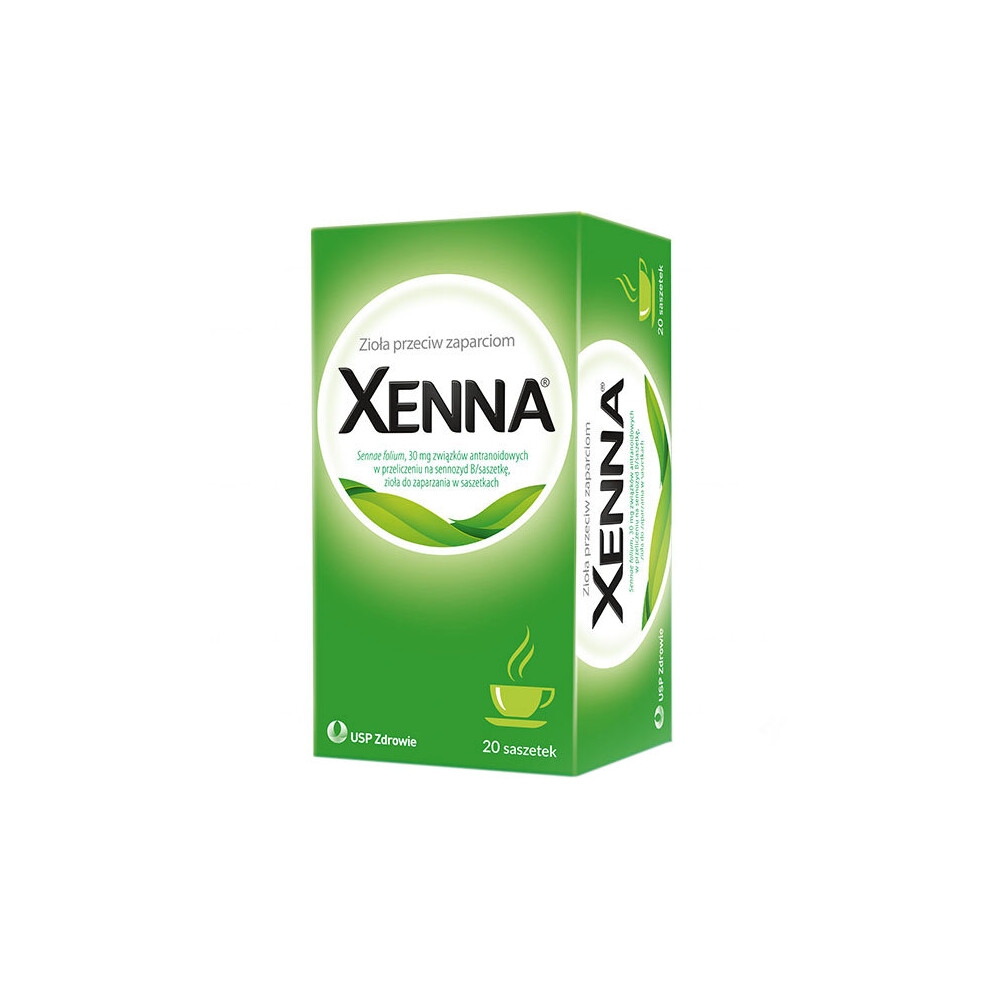 Xenna 30 Mg, Zioła Przeciw Zaparciom, 20 Saszetek