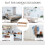 Homcom HOMCOM Wall Mounted Hallway Clothes Rack with Hanging Coat Hooks 7