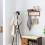 Homcom HOMCOM Wall Mounted Hallway Clothes Rack with Hanging Coat Hooks 4
