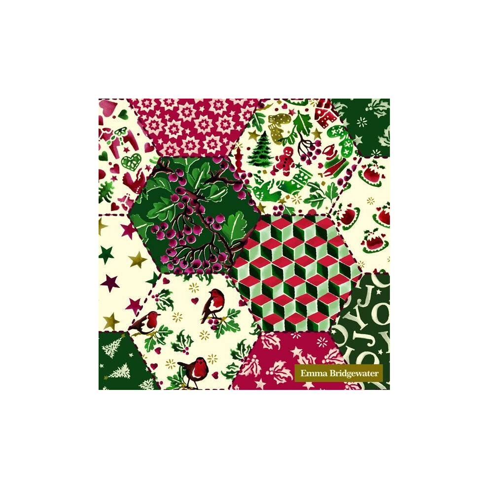 Emma Bridgewater Christmas Patchwork Paper Napkins Festive Party Serviettes