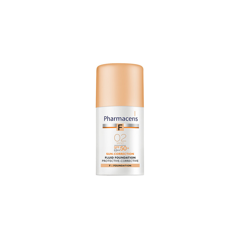 Pharmaceris F Sun-Correction, fluid ochronno-korygujÄcy, 02 Sand, SPF 50+, 30 ml