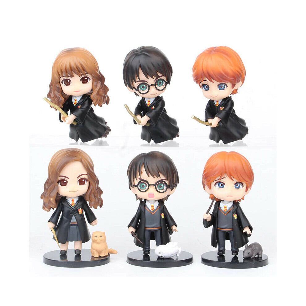 Harry Potter Hermione Ron Weasley Toy Action Mini Figures Cake Toppers