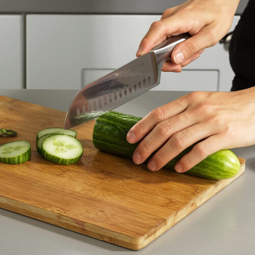 Royal VKB 18cm Santoku Knife Solid Stainless Steel 1