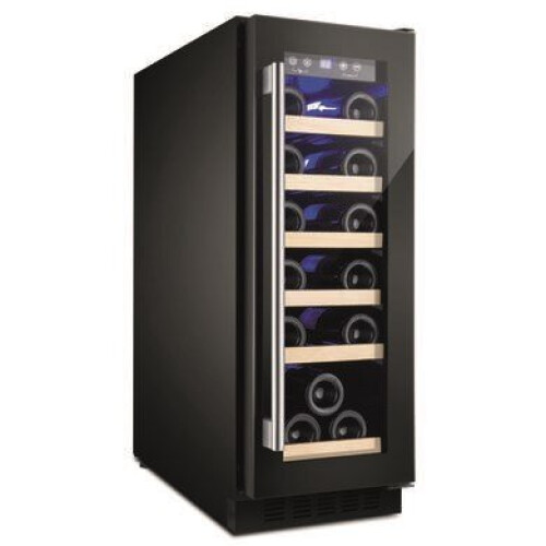 Amica 30cm Freestanding Wine Cooler : Black 2