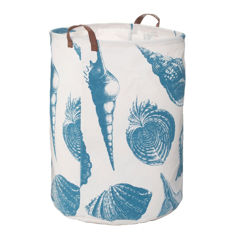 Echo Blue And White Laundry Bag