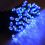 (100 LED's) Blue LED Outdoor Waterproof Battery 8 Multi-Function String Lights with Timer 1