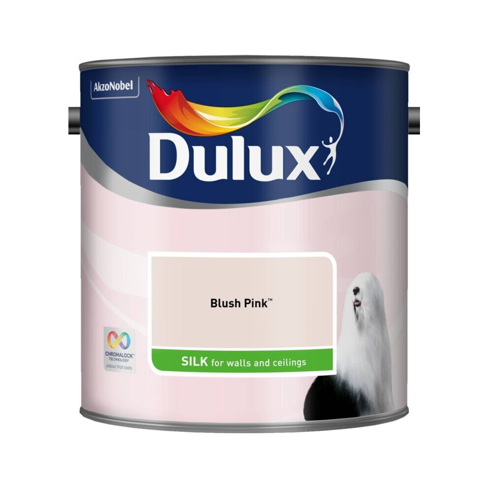 (Blush Pink, 2.5L) Dulux Silk Emulsion | Wall Paint