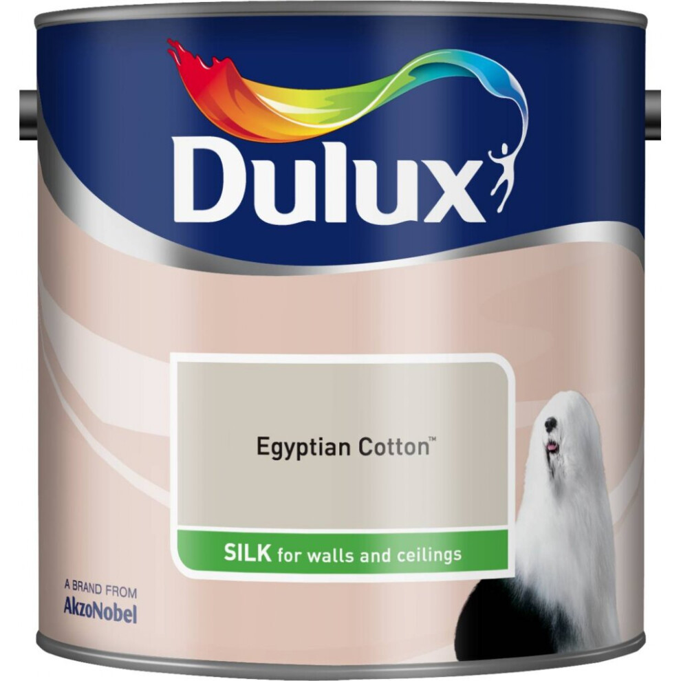 (Egyptian Cotton, 2.5L) Dulux Silk Emulsion | Wall Paint