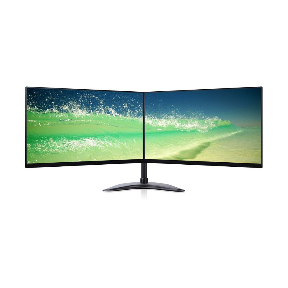 Dual Monitor (2x22") HD WideScreens Monitors Set VGA DVI Dual Stand x1