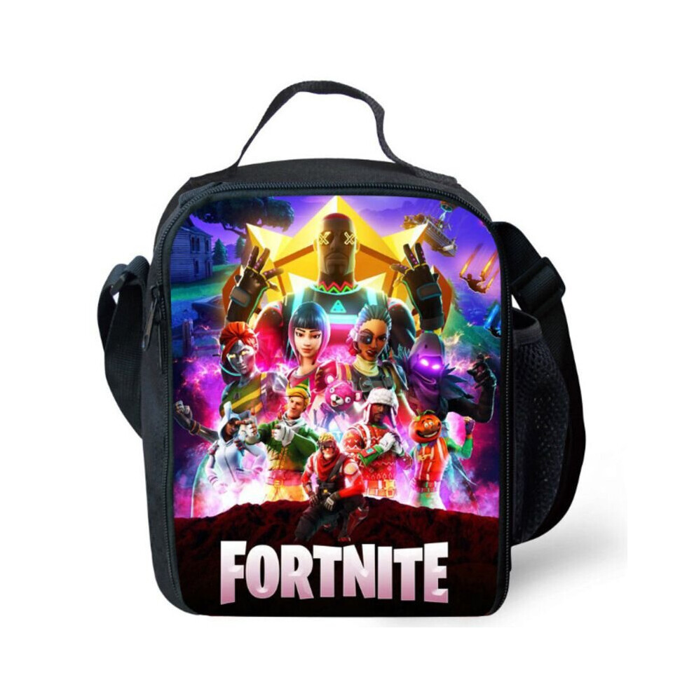 (9) Fortnite Battle Royale School Student Bag Girls Boys Snack Bags Lunch Box Kids