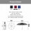 Blue 10 Ribs Windproof Automatic Open Close Folding Umbrella 7