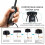 Blue 10 Ribs Windproof Automatic Open Close Folding Umbrella 10