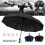 Blue 10 Ribs Windproof Automatic Open Close Folding Umbrella 3