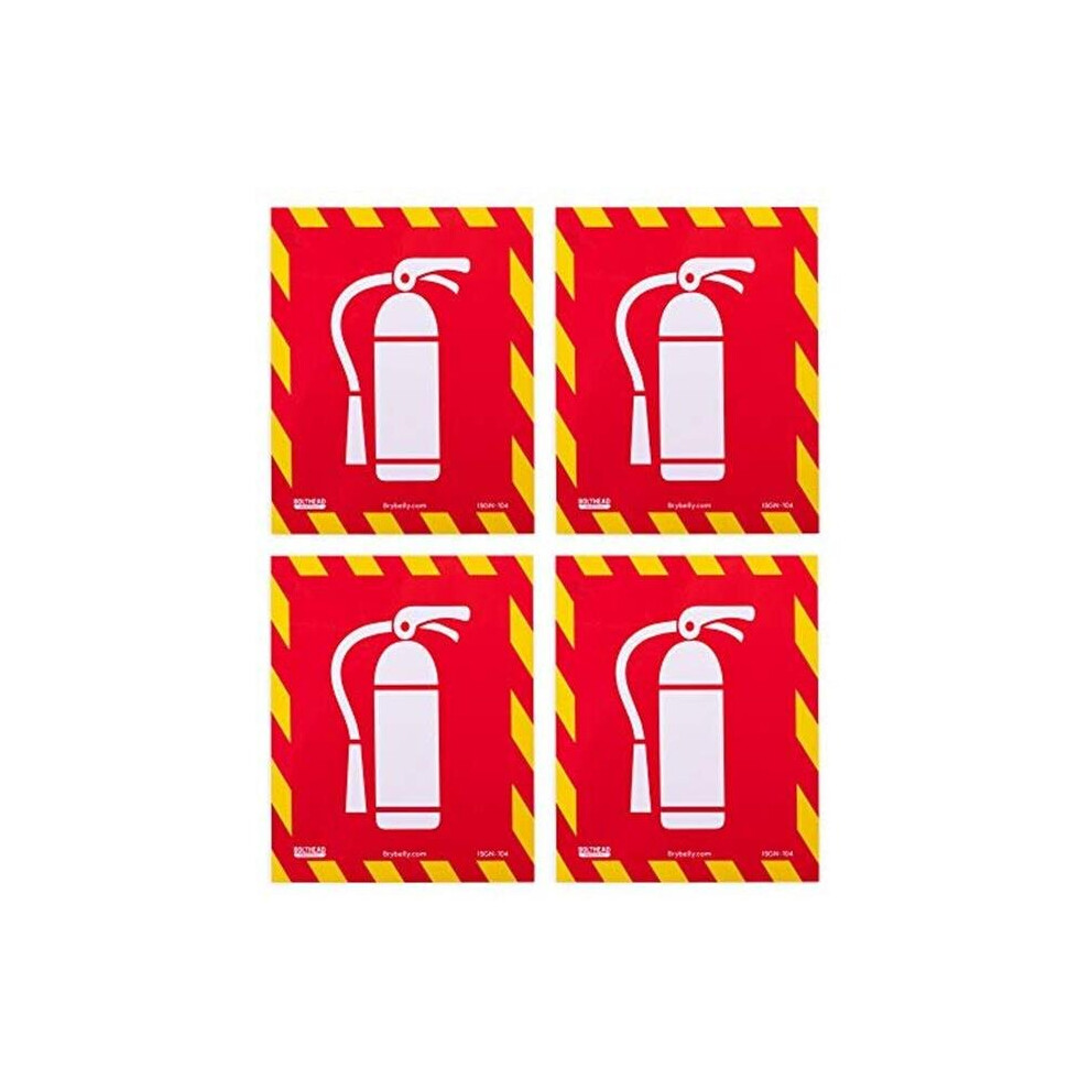 Fire Extinguisher Inside Icon Stickers - Pack of 4-image-OPC-P8M57DG-NEW