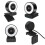 2K HD Autofocus USB 2.0 Webcam With LED Ring Light 360 Adjustable For PC/Laptop 8