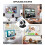 2K HD Autofocus USB 2.0 Webcam With LED Ring Light 360 Adjustable For PC/Laptop 6