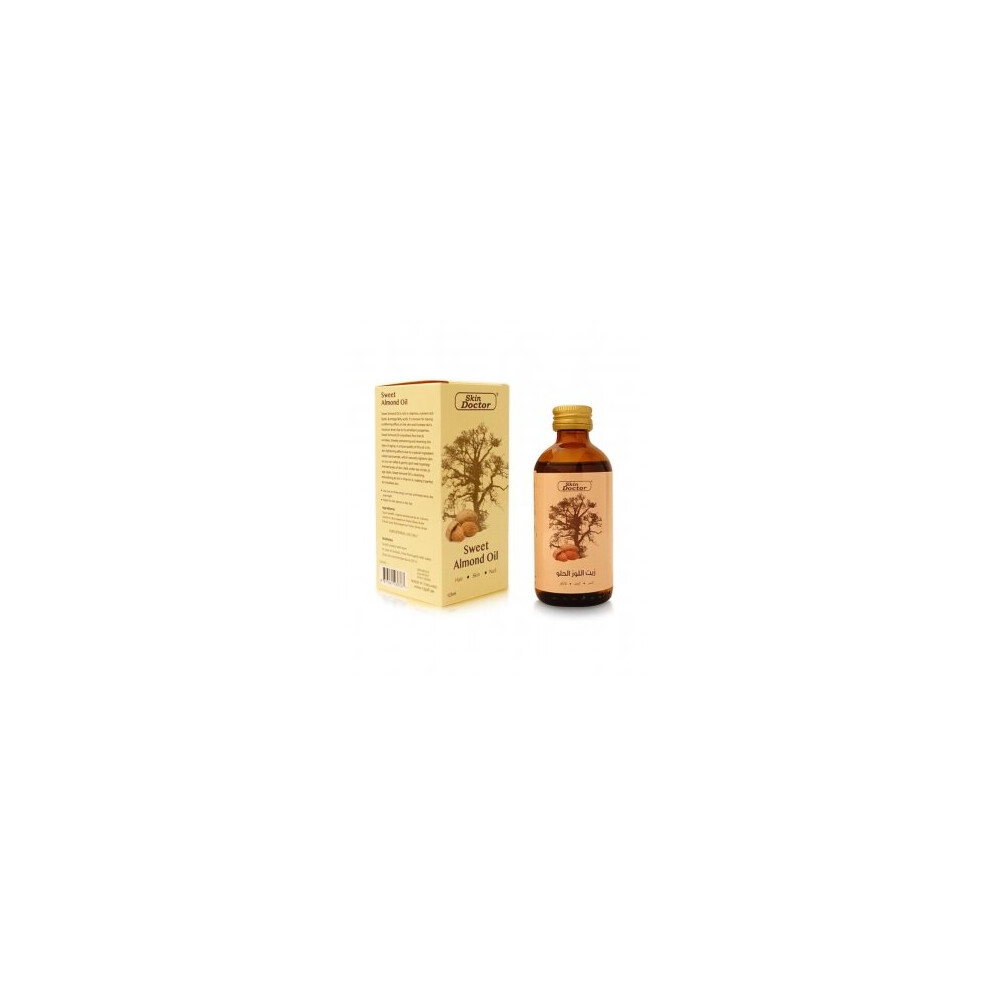 Skin Doctor Sweet Almond Therapy Oil | Moisturizing and Restoring Skin Elasticity |125ml