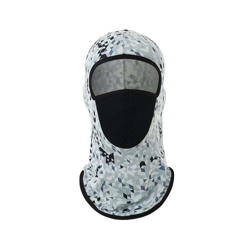 ( Plaid) 1Hole Mesh Face Mask Winter Warm Hat Balaclava Hood Cycling Tactical Sport Cover Gray 696412494812