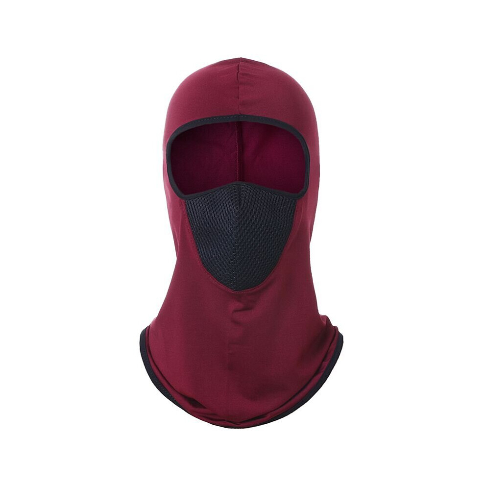 (Winered) 1Hole Mesh Face Mask Winter Warm Hat Balaclava Hood Cycling Tactical Sport Cover 694669040899