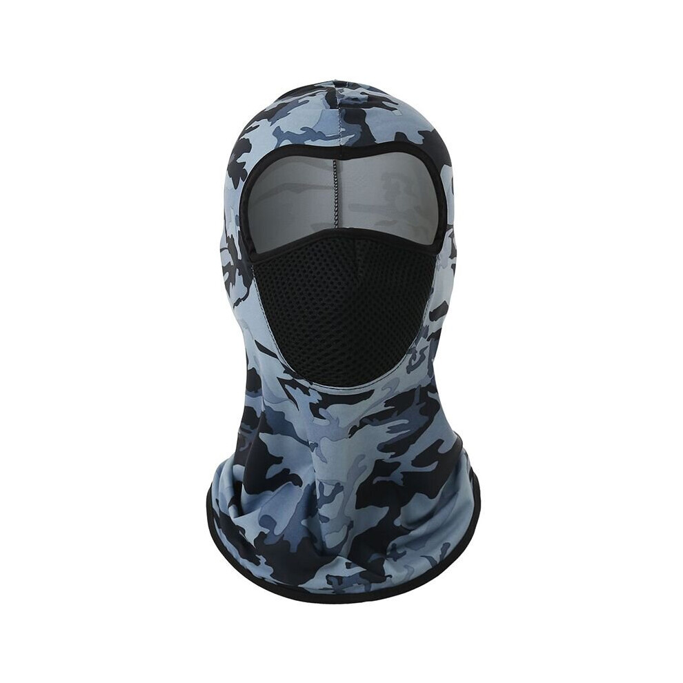 ( Camo) 1Hole Mesh Face Mask Winter Warm Hat Balaclava Hood Cycling Tactical Sport Cover Gray 694872226936