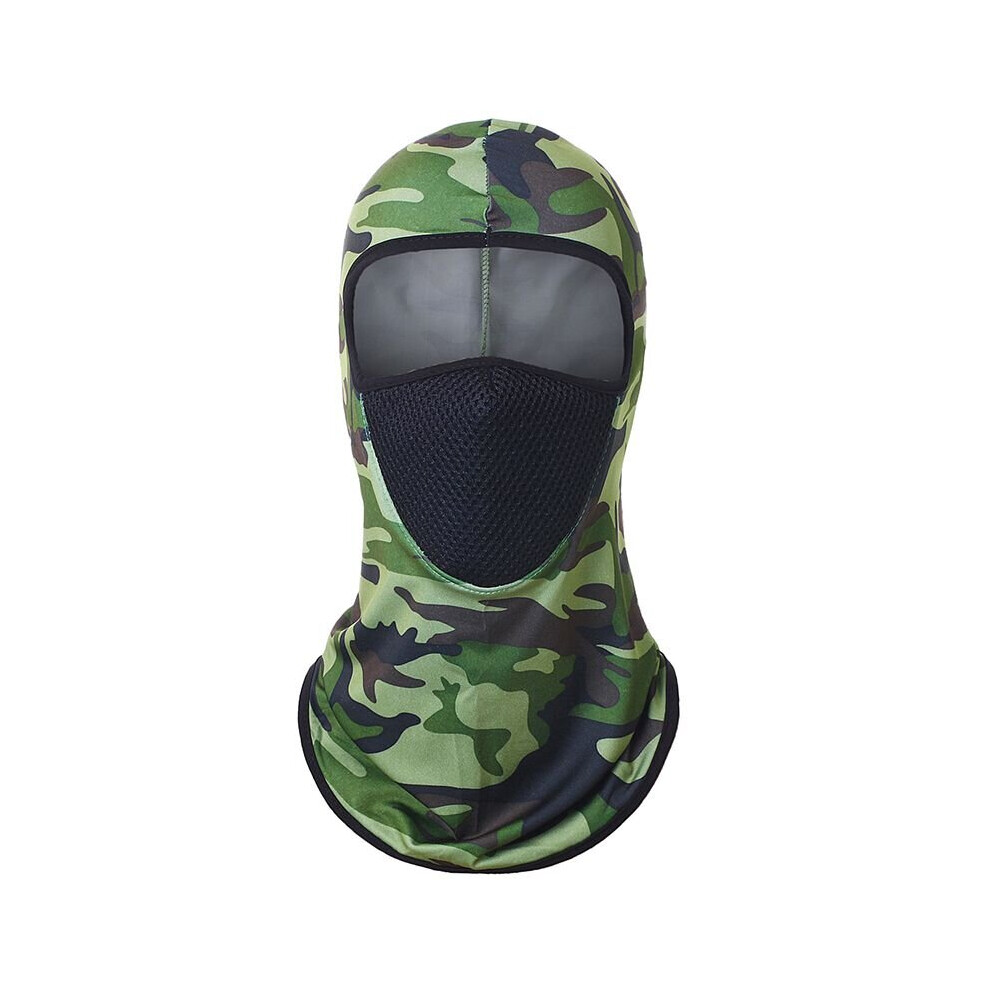 (Camo) 1Hole Mesh Face Mask Winter Warm Hat Balaclava Hood Cycling Tactical Sport Cover Red 691158442882