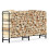8ft Firewood Rack Heavy Duty Large Wood Bin Holder 3