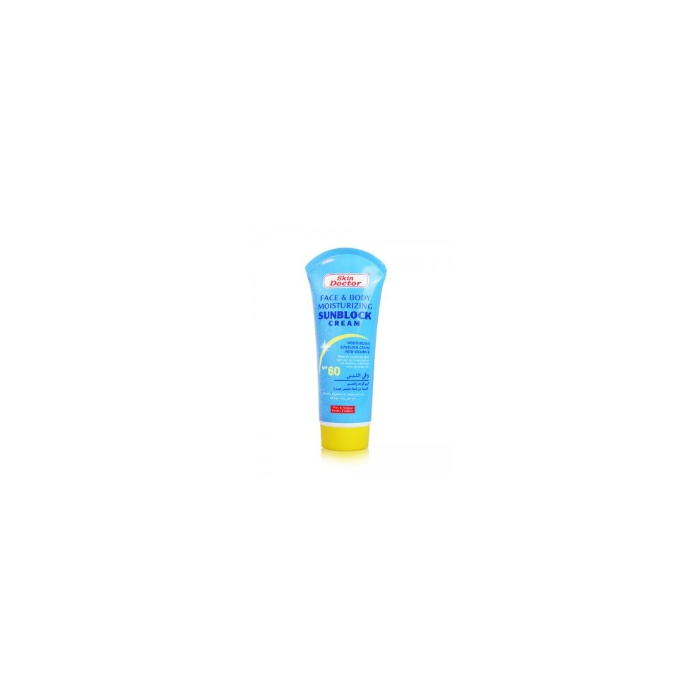 Cream Skin Doctor Face & Body Sunblock Spf60 Long-Lasting Uv Shield And Moisturization 170G