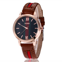 (Brown) New Women's European Style Belt Watch Leisure Simple Belt Quartz Lady Watch