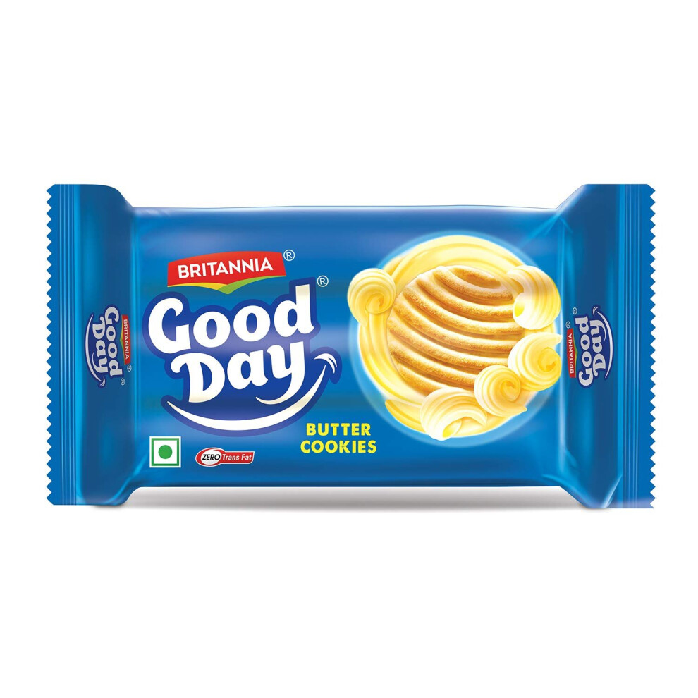 Britannia (Pack Of 1) Good Day Butter Cookies(8*90G) 720G, Melt In Mouth Loaded With Butter Cookies