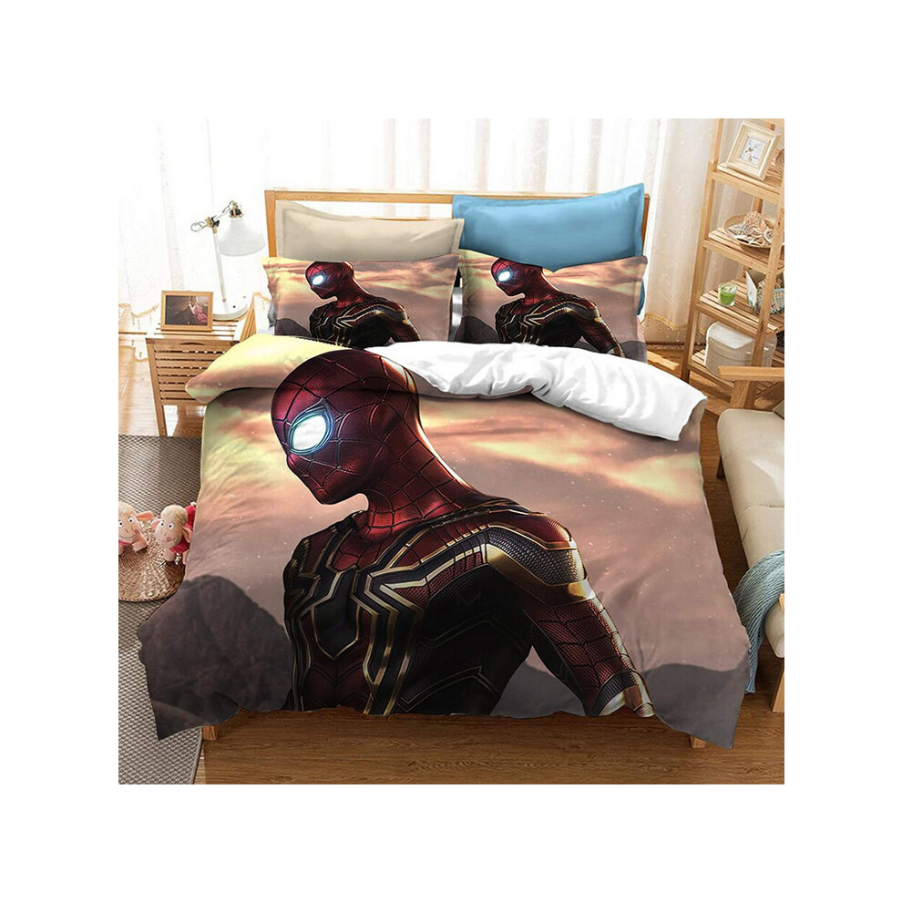 (Style 12, Double) Spiderman Bedding Single Double Duvet Cover Set